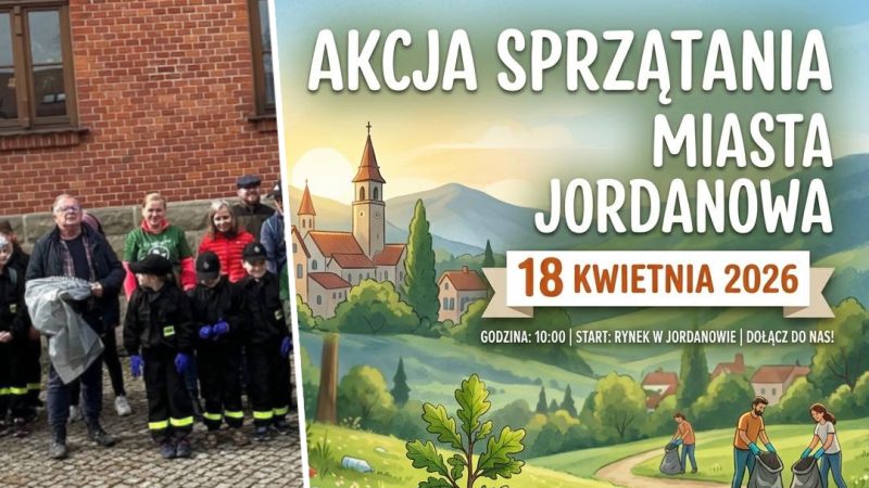 To nie akcja dla zdjęć. W Jordanowie znów chcą wspólnie posprzątać miasto