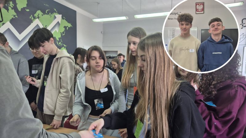 Uczniowie z „Hugona” wcielili się w przedsiębiorców. Emocji nie brakowało