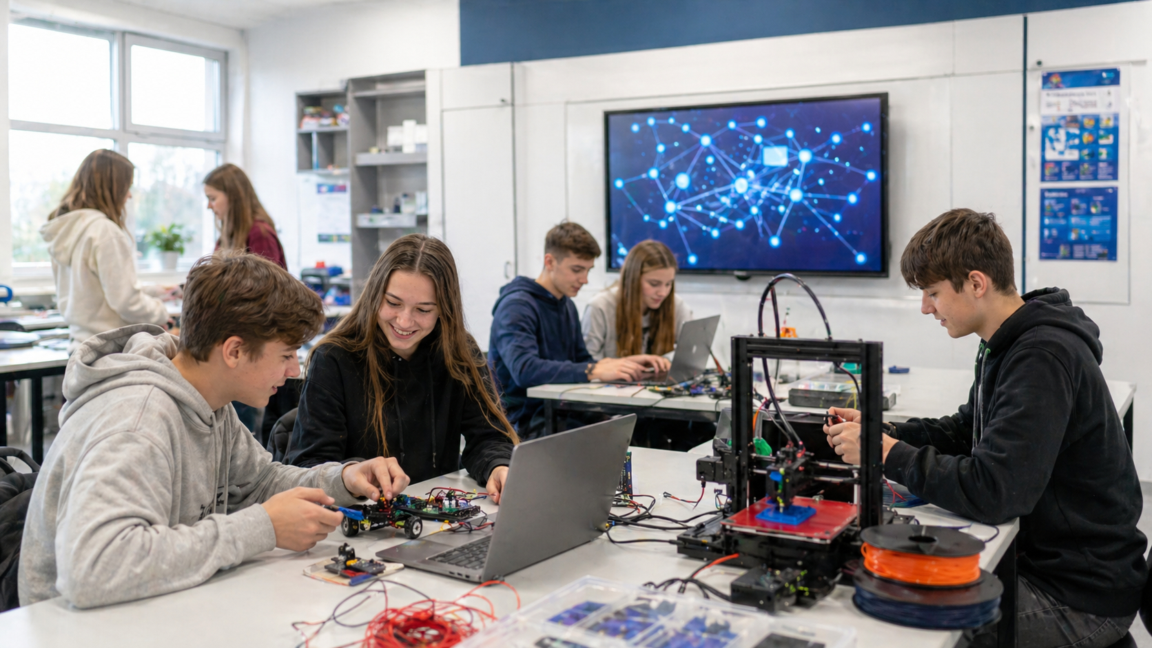 Sztuczna inteligencja w szkołach powiatu suskiego