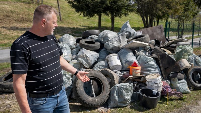 150 worków śmieci. „Ręce opadają” po sprzątaniu Jordanowa