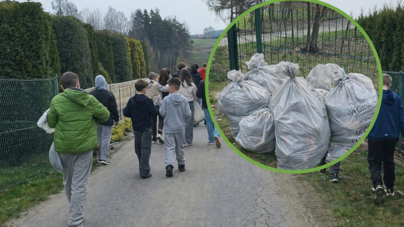 Przed wielkim sprzątaniem Jordanowa do akcji dołączyła szkoła