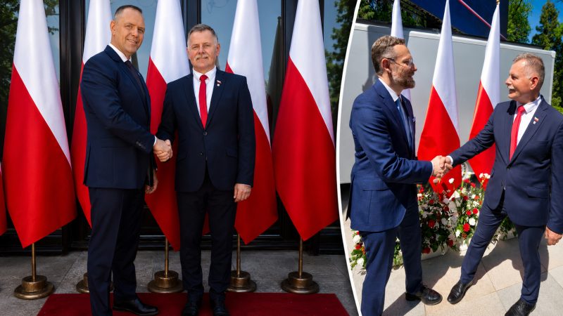 Burmistrz Jordanowa spotkał się z Prezydentem Karolem Nawrockim