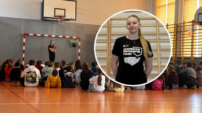 Z Bystrej Podhalańskiej po medale. Milena Łazarz odwiedziła szkołę
