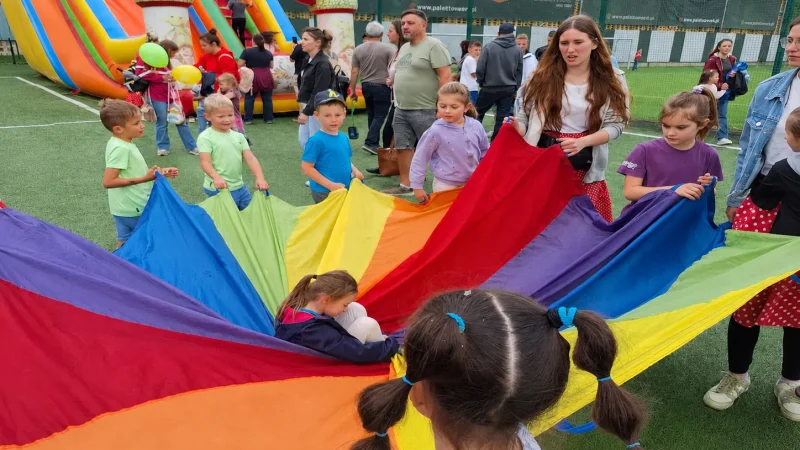 Piknik Rodzinny w Jordanowie. Deszcz ustąpił miejsca zabawie