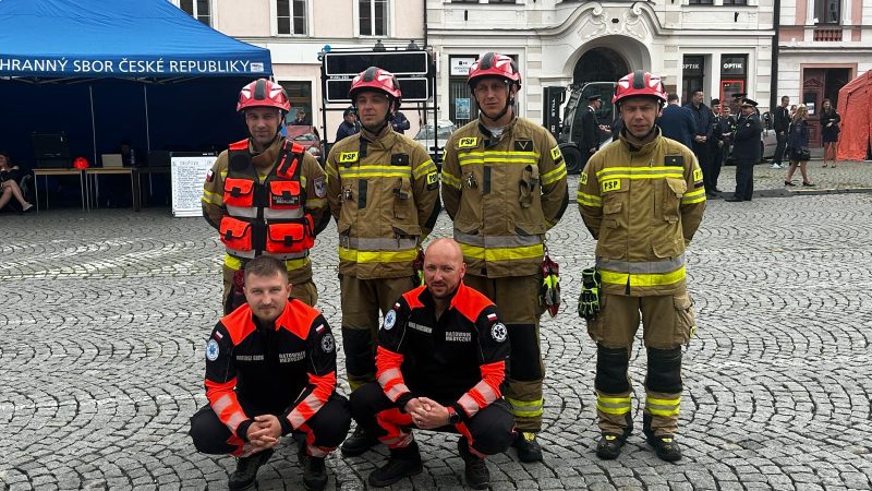 Ratownicy z Suchej Beskidzkiej na podium zawodów w Czechach