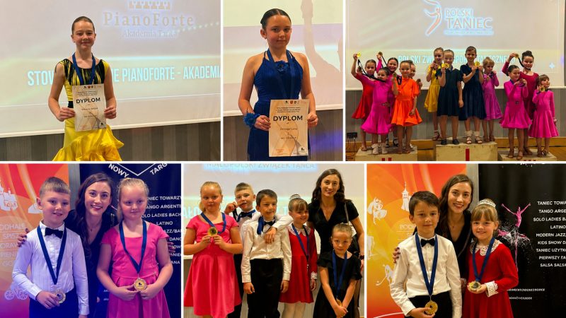 Dzieci z Naprawy z sukcesami na turnieju tańca towarzyskiego w Nowym Targu