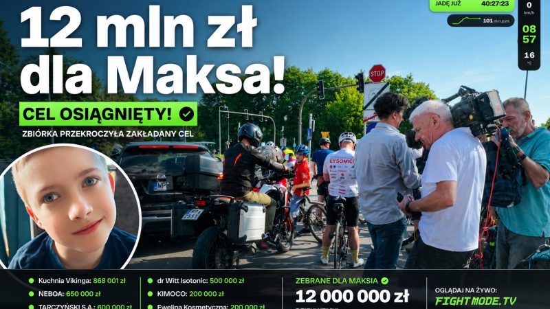 Ponad 12 mln zł dla Maksa. Polska znów pokazała siłę
