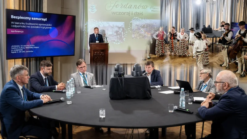Co po konferencji "Bezpieczny samorząd"? Są konkrety dla Jordanowa